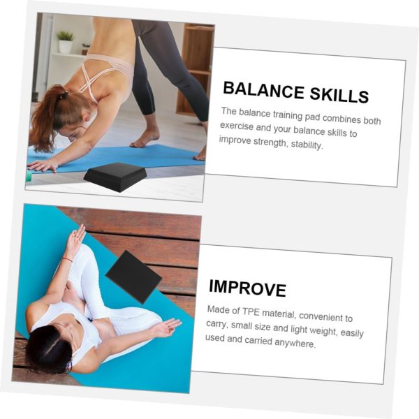 2pcs Yoga Balance Mat Yoga Mat with Strap Foam Balance Pad T...