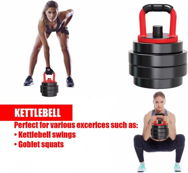 NEW Adjustable Dumbbells/Barbell/Kettlebell/Push-Up Stand - ...
