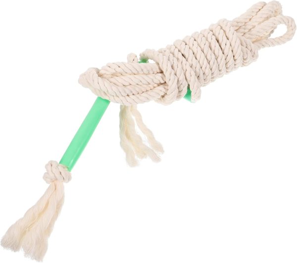 Jump Rope Long Skip Rope 5M Cotton Linen Exercise Jump Rope ...