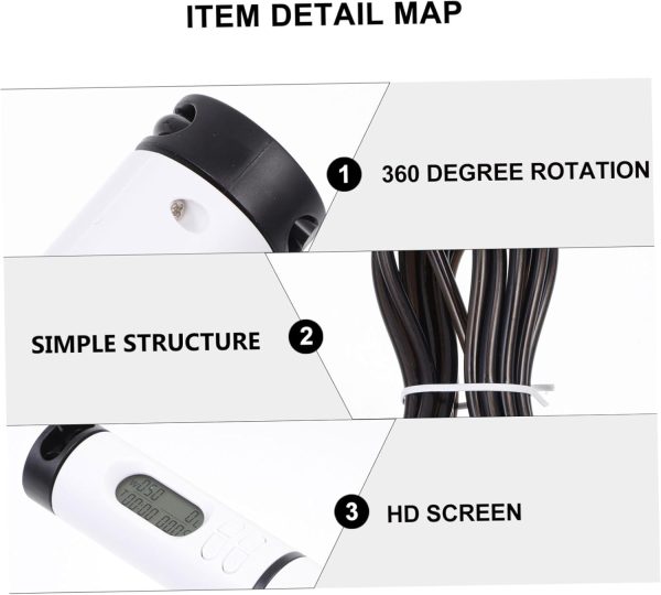 1pc Jump Rope Crossrope Cordless Air Ropes Climbing Rope Cam...