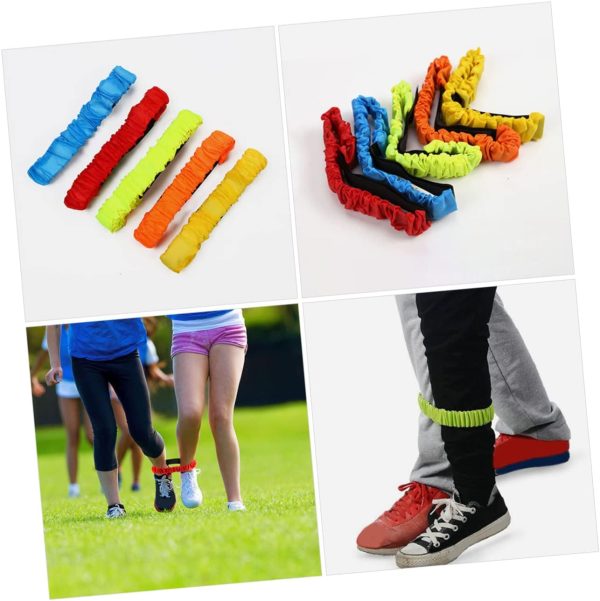 10pcs Strap Races Tug of War Adults Ropes Band Three Legged ...