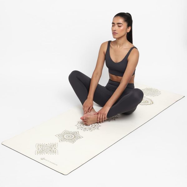 Shanti PU Yoga mat - Artist Designed, Premium eco friendly m...
