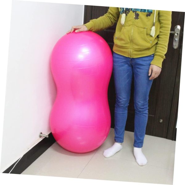 Yoga Ball Balance Tube Fitness Gym Rack Large Exercise Dumbb...