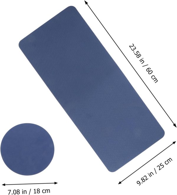 4pcs Tpe Yoga Mat Wheel Workout Stretching Mat Pads Yoga Mat...