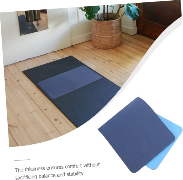 4pcs Tpe Yoga Mat Stretching Mat Wheel Yoga Mats Gym Tri Fol...