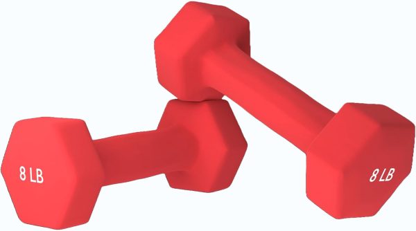 Neoprene Coated Dumbbell Hand Weight Pairs – Versatile Dumbb...
