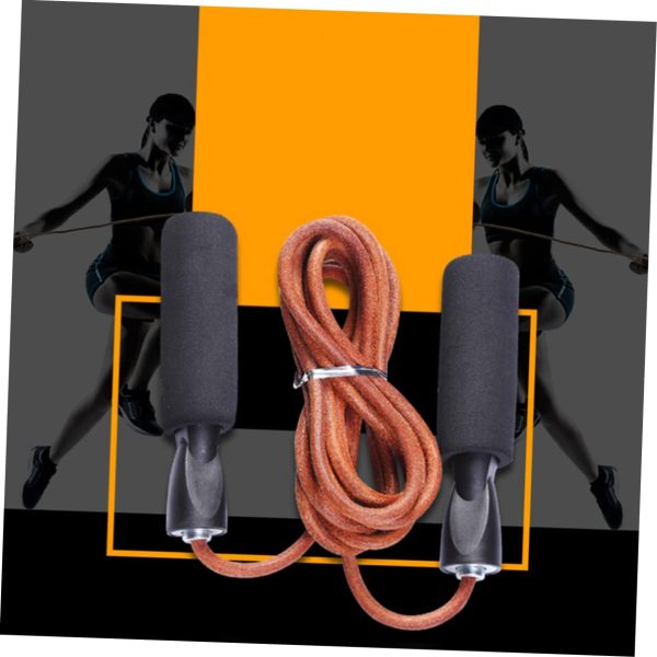 1pcs Exercise Jump Rope Pull up Bar Training Beaded Jump Rop...