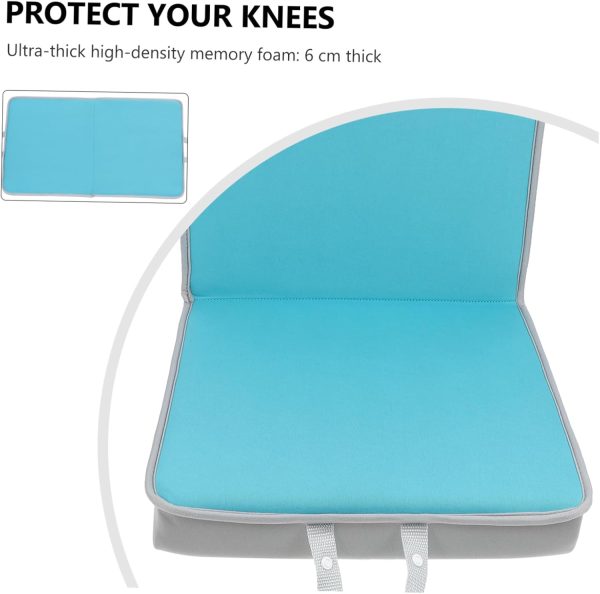 Foldable Kneeling Mat Wheel Yoga Pants Padded Thick Yoga Mat...