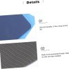4pcs Tpe Yoga Mat Cushion Yoga Mats Pads Workout Gym Wheel S...