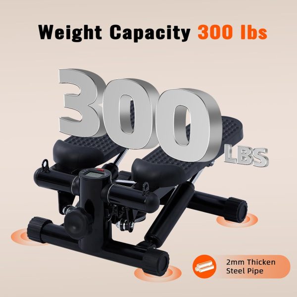 Mini Stair Stepper - Hydraulic Pedal Steppers for Exercise a...