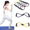 8 Chest Expander Resistance Cables Rack Gym Arm Strength Bar...