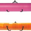 Wall Mount Yoga Mat Foam Roller and Towel Rack Hooks , Exerc...