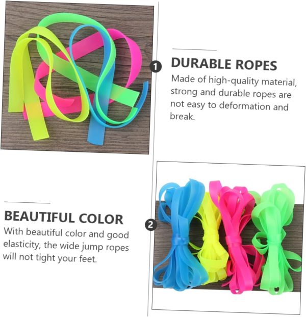 1 Set 4 Pcs Jumping Rubber Band Exercise Band Speed Rope Jum...