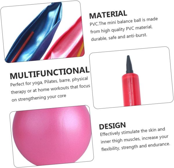 1 Set Pilates Auxiliary Yoga Ball Physical Torque Gym Kickba...