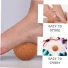 High-Density Cork Fascia Ball Convenient Yoga Massaging Ball...