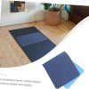 4pcs Tpe Yoga Mat Wheel Mats Pads Cushion Stretching Mat Gym...