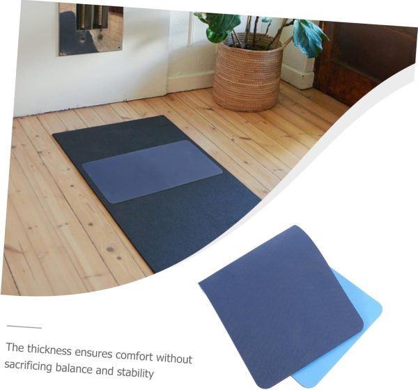 4pcs Tpe Yoga Mat Wheel Mats Pads Cushion Stretching Mat Gym...