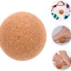 High-Density Cork Fascia Ball Convenient Yoga Massaging Ball...