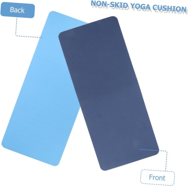 4pcs Tpe Yoga Mat Stretching Mat Wheel Yoga Mats Gym Tri Fol...