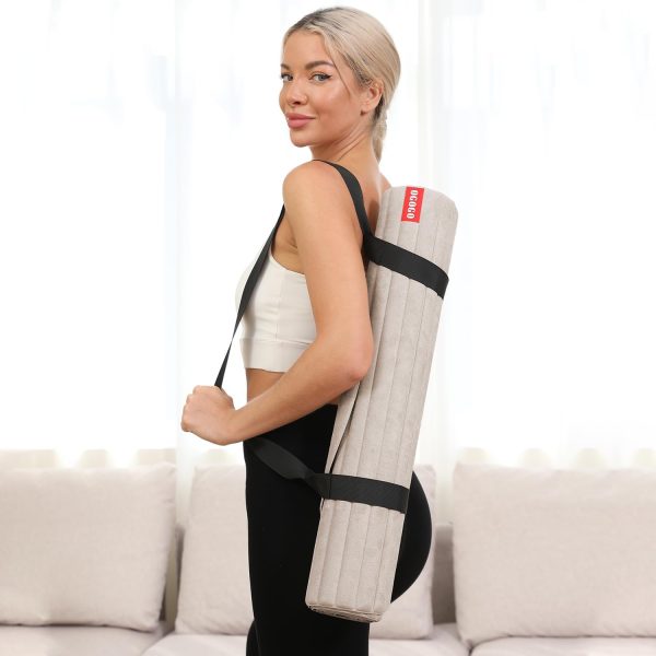 OGOGO Yoga Mat with Suede Finish, Extra Long and Wide 74 x 2...