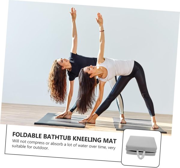 Foldable Kneeling Mat Fitness Brace Pads Hot Yoga Mat Non Sl...