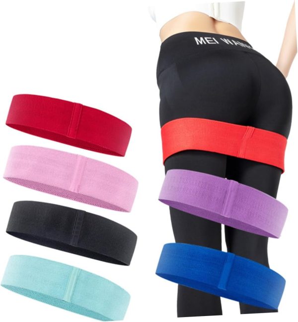 BESPORTBLE Hip Ring Elastic Band Stretch Bands Squat Wedge E...