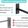 Metal Exercise Ball Holder Wall Mount(Set of 2),Black Yoga B...