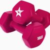 Yes4All Vinyl Hexagon Dumbbell - Dumbbells Set of 2 Hand Wei...