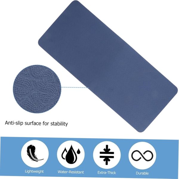 4pcs Tpe Yoga Mat Wheel Workout Stretching Mat Pads Yoga Mat...