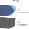 4pcs Tpe Yoga Mat Stretching Mat Mats Pads Gym Wheel Workout...