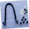 5pcs Yoga Mat Holder Wall Mount Heavy Duty Wall Rack Hooks Y...