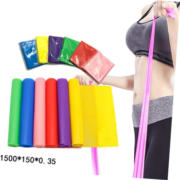 5pcs Tension Band Resistance Band Yoga Band Exercise Band Ha...