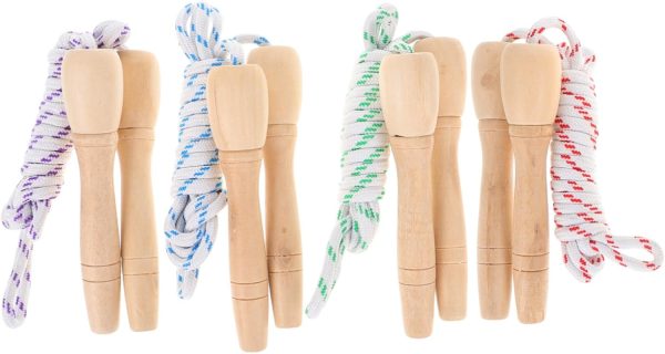 4pcs Jump Rope Wire Cord Electric Tricep Machine Bar Cable S...