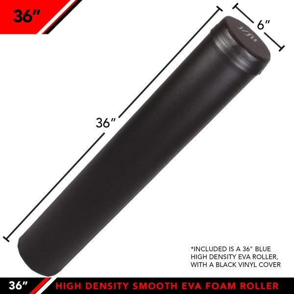 JFIT High Density Smooth EVA Foam Roller - Made in Taiwan - ...