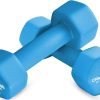 Neoprene Coated Dumbbell Sets of 2, Hand weight Dumbbells An...