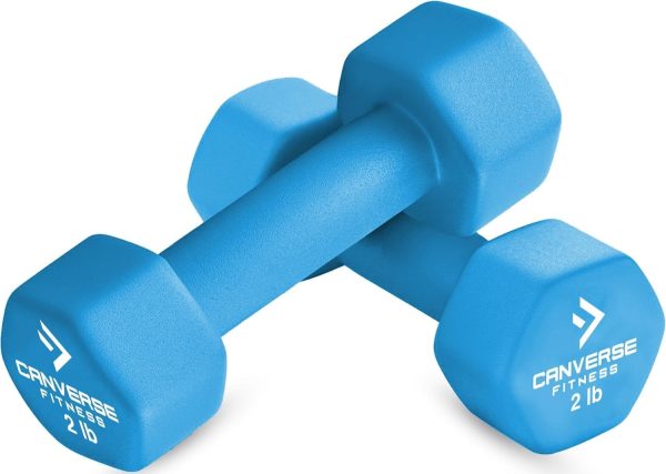 Neoprene Coated Dumbbell Sets of 2, Hand weight Dumbbells An...