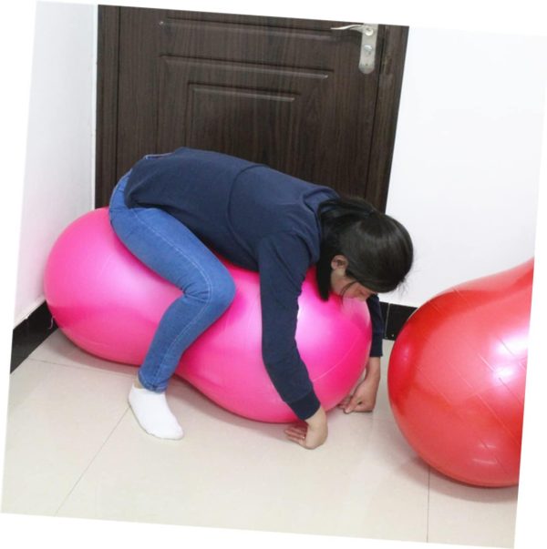 Yoga Ball Balance Tube Fitness Gym Rack Large Exercise Dumbb...