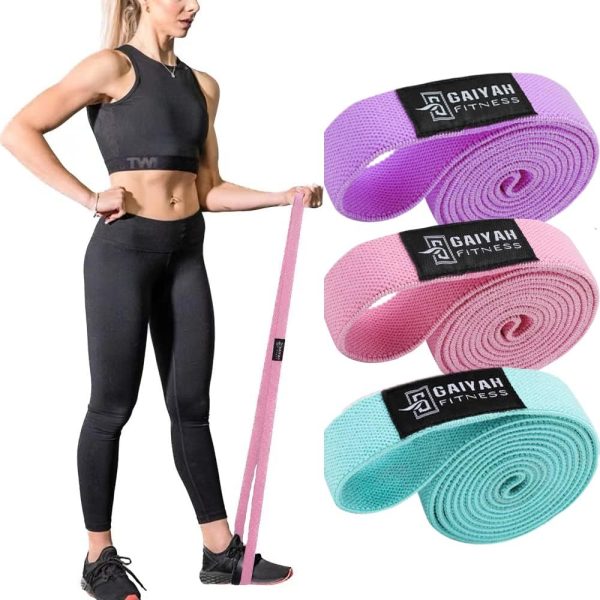 Long Resistance Bands for Working Out Women, Fabric Resistan...