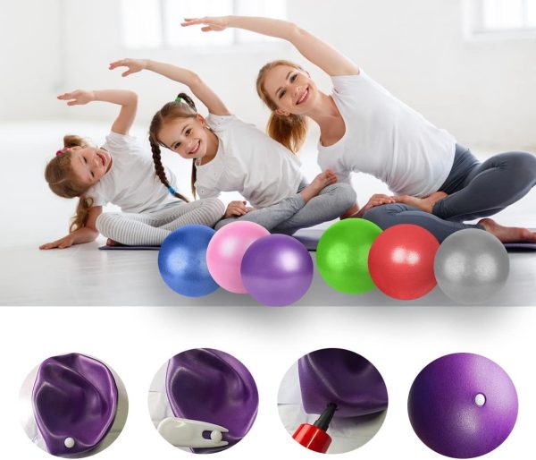 6 Inch Mini Exercise Pilates Yoga Ball, Stability Ball for Y...