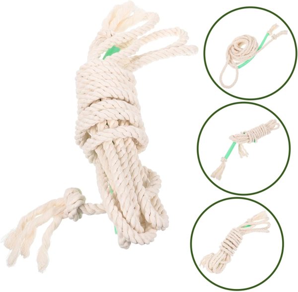Cotton and Linen Long Skipping Rope Men Sailing Rope Jump Ro...