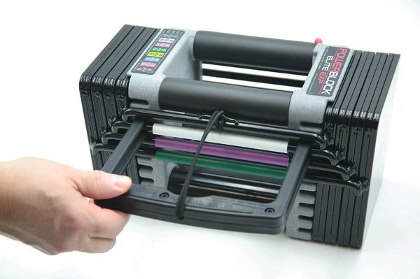 PowerBlock Elite EXP Adjustable Dumbbells, Sold in Pairs, St...