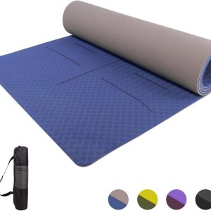 Eco-friendly TPE Yoga Mat,Double Non-slip Grippy Design,High...
