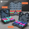 Gymenist Dumbbell Set With Hard Plastic Case Includes 3 Pair...