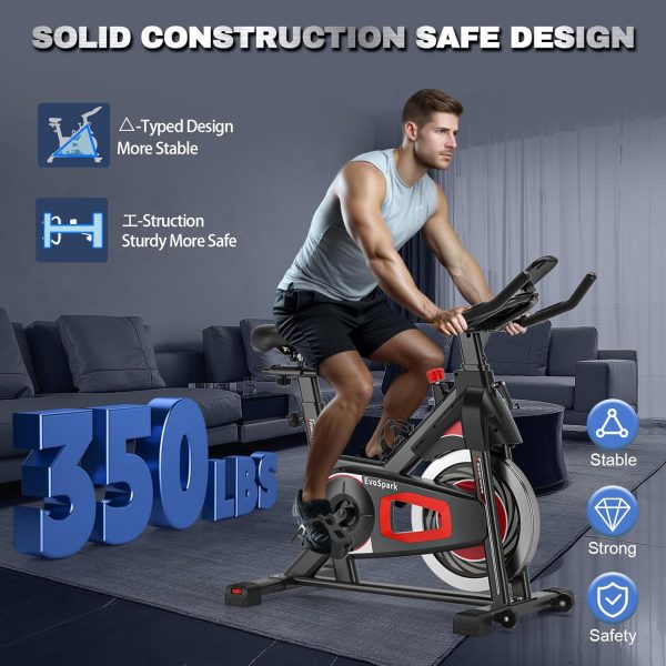 Exercise Bike, Adjustment Magnetic Resistance, Super Silent ...