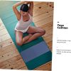 4pcs Tpe Yoga Mat Pads Gym Yoga Mats Wheel Tri Fold Exercise...
