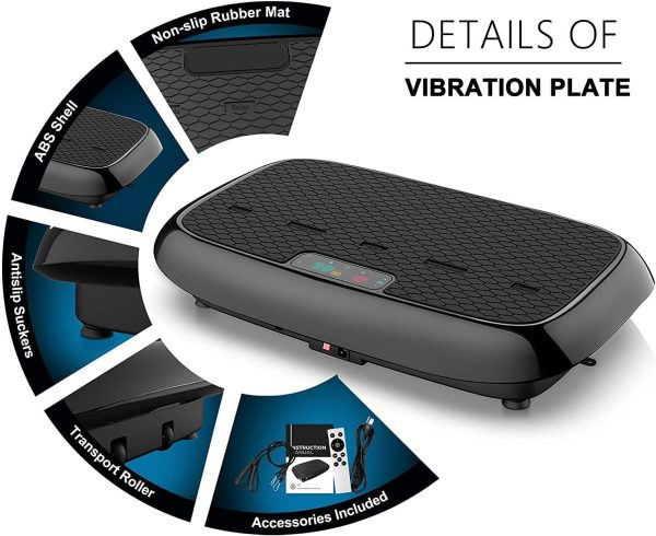Vibration Plate, Whole Body Vibration Platform Exercise Mach...