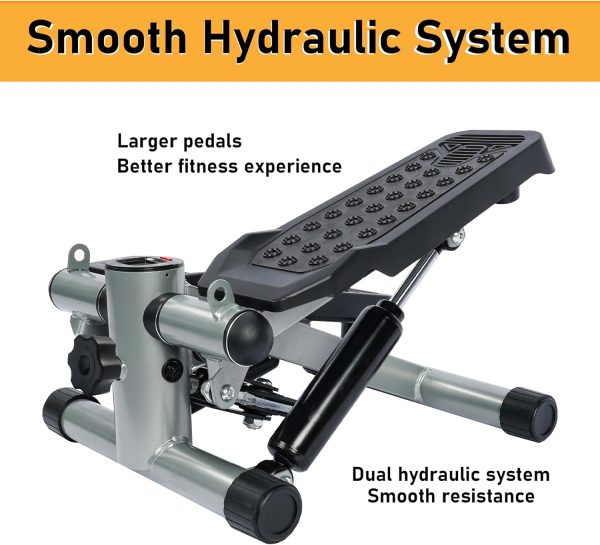 Occupic Steppers for Exercise, Adjustable Pedal Height Step ...