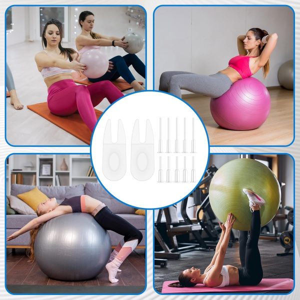 12PCS Yoga Ball Fitness Air Stopper Plug Exercise Ball Plug ...