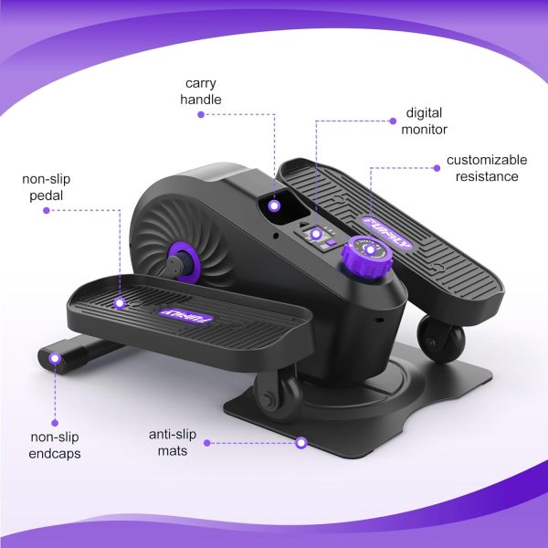 FUNMILY Under Desk Elliptical, Under Desk Bike Pedal Exercis...