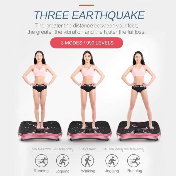 Vibration Plate Exercise Machine Whole Body Workout Vibratio...
